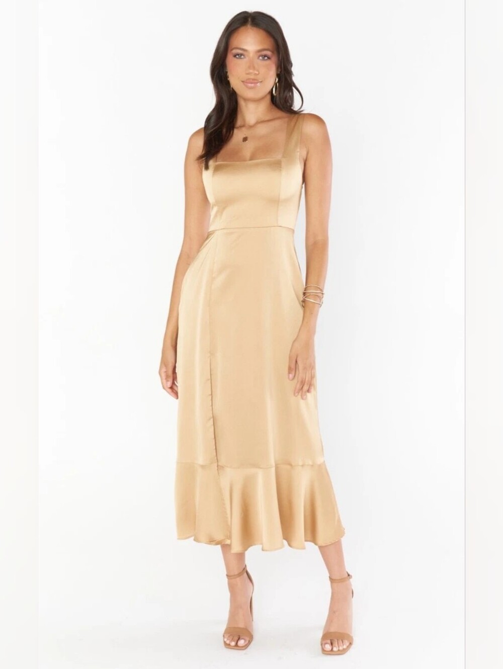 Show Me Your Mumu Claire Midi Dress Size Medium NWT